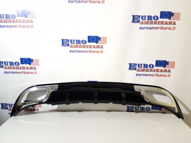 Rear Bumper Lip Valance Diffuser Gloss Black PP